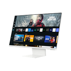 SAMSUNG SMART VA monitor 32" M80C, 3840x2160, 16:9, 400cd/m2, 4ms, HDMI/2xUSB/USB-C/WiFi/BT, Pivot, hangszóró&webcam
