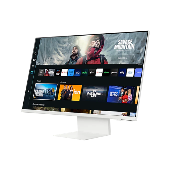 SAMSUNG SMART VA monitor 32" M80C, 3840x2160, 16:9, 400cd/m2, 4ms, HDMI/2xUSB/USB-C/WiFi/BT, Pivot, hangszóró&webcam