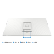 SAMSUNG SMART VA monitor 32" M80C, 3840x2160, 16:9, 400cd/m2, 4ms, HDMI/2xUSB/USB-C/WiFi/BT, Pivot, hangszóró&webcam