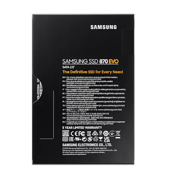 SAMSUNG SSD 870 EVO SATA III 2.5 inch 250GB