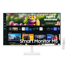 SAMSUNG Smart VA monitor 27" M5, 1920x1080, 16:9, 250cd/m2, 4ms, 2xHDMI/2xUSB/HDCP/WiFi/Bluetooth, hangszóró