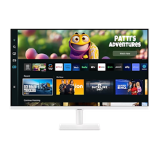 SAMSUNG Smart VA monitor 27" M5, 1920x1080, 16:9, 250cd/m2, 4ms, 2xHDMI/2xUSB/HDCP/WiFi/Bluetooth, hangszóró