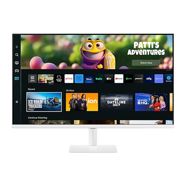 SAMSUNG Smart VA monitor 27" M5, 1920x1080, 16:9, 250cd/m2, 4ms, 2xHDMI/2xUSB/HDCP/WiFi/Bluetooth, hangszóró