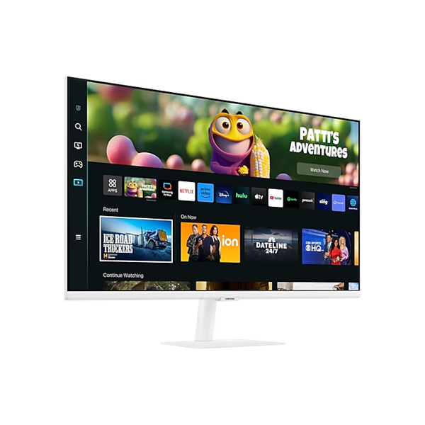 SAMSUNG Smart VA monitor 27" M5, 1920x1080, 16:9, 250cd/m2, 4ms, 2xHDMI/2xUSB/HDCP/WiFi/Bluetooth, hangszóró