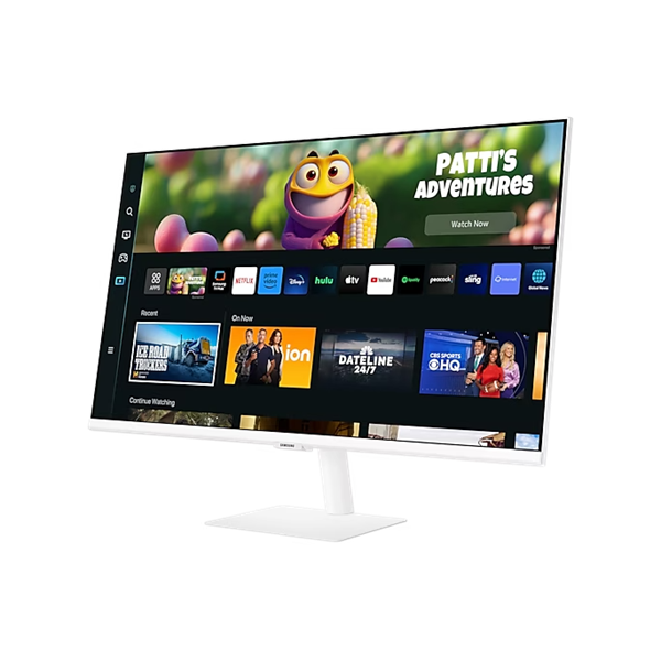 SAMSUNG Smart VA monitor 27" M5, 1920x1080, 16:9, 250cd/m2, 4ms, 2xHDMI/2xUSB/HDCP/WiFi/Bluetooth, hangszóró