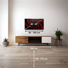 SAMSUNG UE43U7022FKXXH 43"/109cm Crystal UHD 4K Smart LED TV, 3840x2160, 3xHDMI/1xUSB-A/WIFI