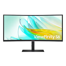 SAMSUNG Ívelt VA monitor 34" S65UC, 3440x1440, 21:9, 350cd/m2, 5ms, HDMI/DisplayPort/3xUSB/USB-C/LAN, hangszóró