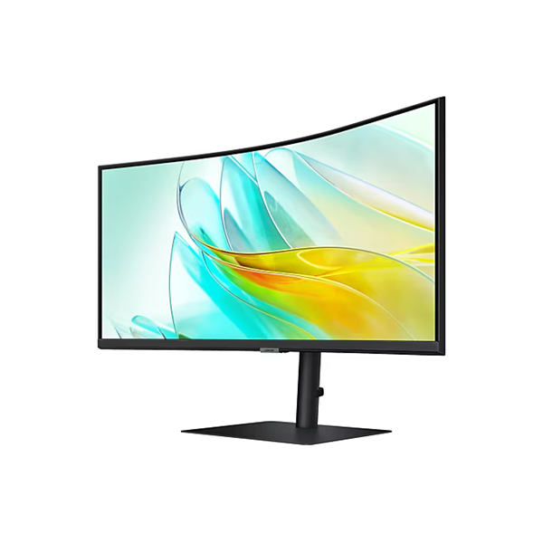 SAMSUNG Ívelt VA monitor 34" S65UC, 3440x1440, 21:9, 350cd/m2, 5ms, HDMI/DisplayPort/3xUSB/USB-C/LAN, hangszóró