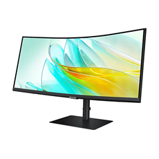 SAMSUNG Ívelt VA monitor 34" S65UC, 3440x1440, 21:9, 350cd/m2, 5ms, HDMI/DisplayPort/3xUSB/USB-C/LAN, hangszóró