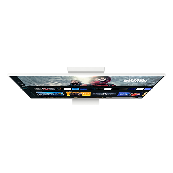 SAMSUNG Smart VA monitor 27" M80C, 3840x2160, 16:9, 400cd/m2, 4ms, HDMI/2xUSB/USB-C/WiFi/BT, Pivot, hangszóró&kamera
