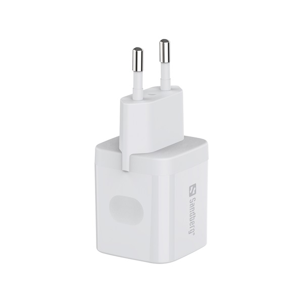 SANDBERG 230V-os töltő, USB-C AC Charger PD20W