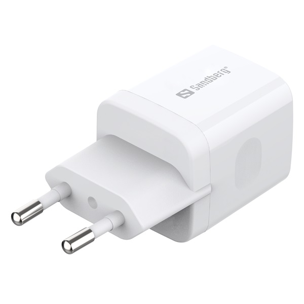 SANDBERG 230V-os töltő, USB-C AC Charger PD20W