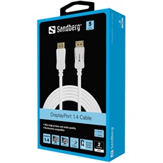 SANDBERG DisplayPort kábel, DisplayPort 1.4 8K60Hz 2m