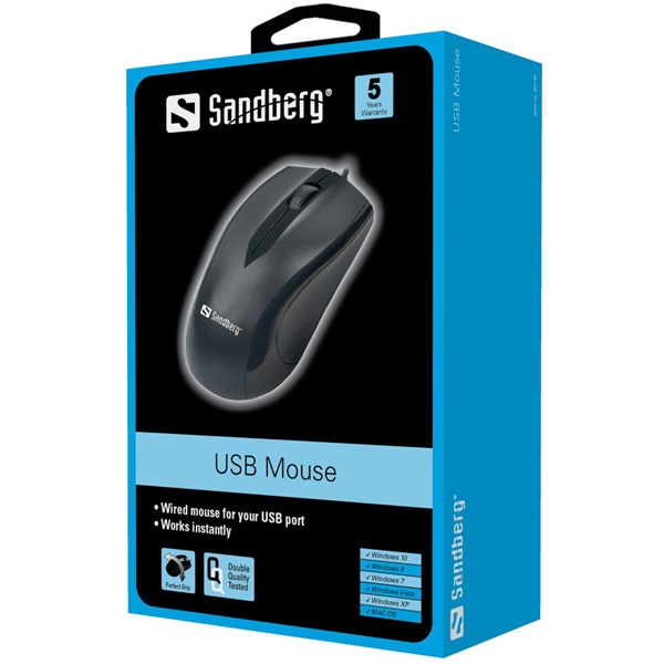 SANDBERG Egér, USB Mouse