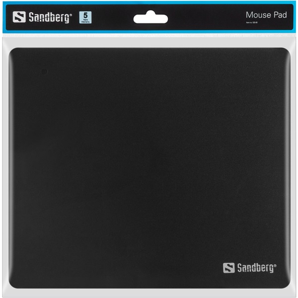 SANDBERG Egérpad és ergonomikus eszköz, Mousepad Black