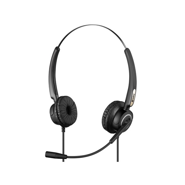 SANDBERG Headset mikrofonnal, USB Office Headset Pro Stereo, Fekete