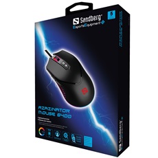 SANDBERG Gamer Egér, Azazinator Mouse 6400