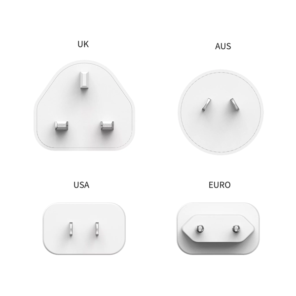 SANDBERG Hálózati töltő, 3 in 1 travel charger USB C/A 65W
