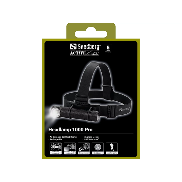 SANDBERG Headlamp 1000 Pro