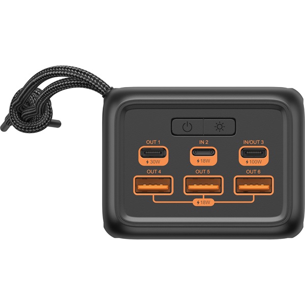 SANDBERG Hordozható akkumulátor Powerbank USB-C PD 130W 50000