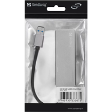 SANDBERG Hub és elosztó, USB-A Hub 1xUSB3.0+3x2.0 SAVER