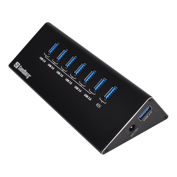 SANDBERG Hub és elosztó, USB 3.0 Hub 6+1 ports