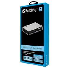 SANDBERG Kártyaolvasó, USB 3.0 Multi Card Reader