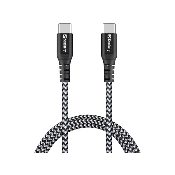 SANDBERG Töltőkábel, Survivor USB-C- USB-C Cable 1M