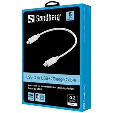 SANDBERG USB-C tartozék, USB-C Charge Cable 0.2m