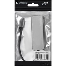 SANDBERG USB-C tartozék, USB-C Hub 1xUSB3.0+3x2.0 SAVER