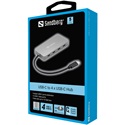 SANDBERG USB-C tartoz&#233;k, USB-C to 4 x USB-C hub