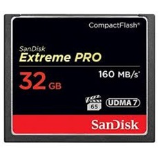 SANDISK 123843, CF Extreme Pro kártya 32 GB, 160MB/sec.