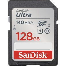 SANDISK 215416, SDXC ULTRA KÁRTYA 128GB, 140MB/s CL10 UHS-I