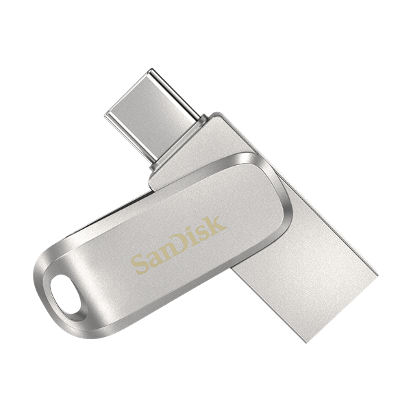 SANDISK Pendrive 186465, DUAL DRIVE LUXE, TYPE-C™, USB 3.1 Gen 1, 256GB, 150MB/S