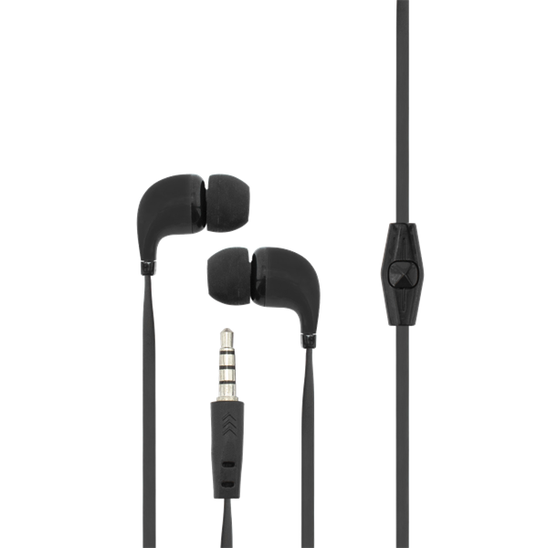 SBOX Füllhallgató, EARPHONES + MICROPHONE, Black