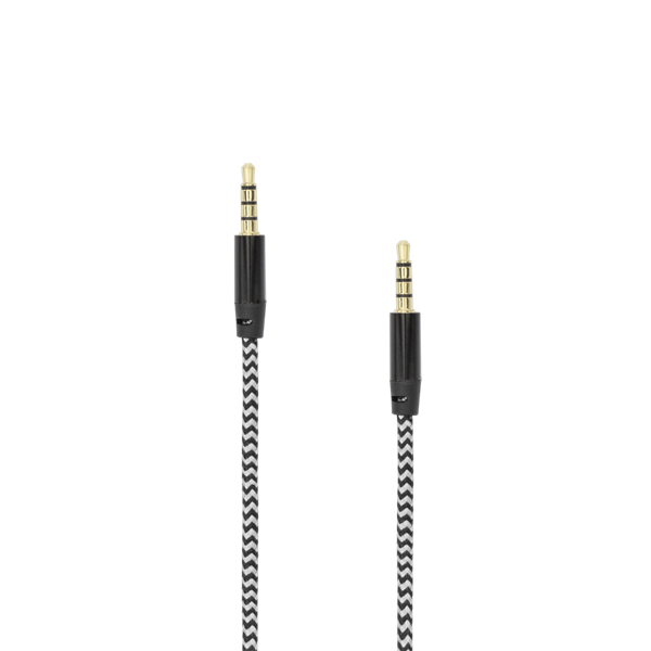 SBOX Kábel, AUDIO CABLE 3.5 Male - 3.5 mm Male 1.5 m Black