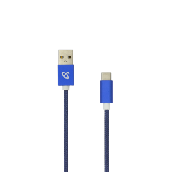 SBOX Kábel, CABLE USB Male -> TYPE-C Male 1.5 m Blue
