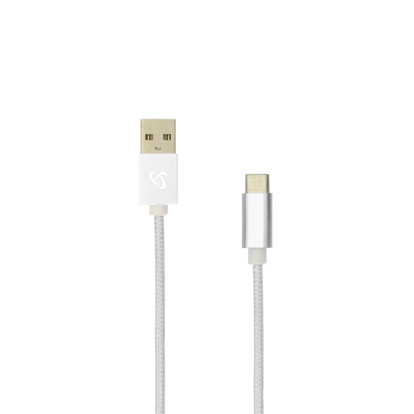 SBOX Kábel, CABLE USB Male -> TYPE-C Male 1.5 m White