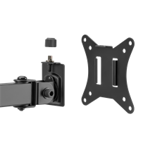 SBOX LCD-352/2-2, DESKTOP MOUNT (2 képernyős rögzítőkar), (17-32", max. 9 kg/monitor, max.VESA: 100x100 mm)