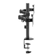 SBOX LCD-352/2-2, DESKTOP MOUNT (2 képernyős rögzítőkar), (17-32", max. 9 kg/monitor, max.VESA: 100x100 mm)