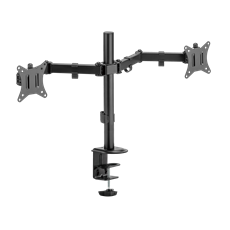 SBOX LCD-352/2-2, DESKTOP MOUNT (2 képernyős rögzítőkar), (17-32", max. 9 kg/monitor, max.VESA: 100x100 mm)