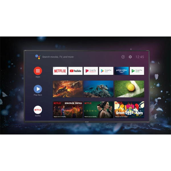 SHARP 4K UHD ANDROID LED TV 40" 40BN3EA, 3840x2160, HDMIx3/USBx3/RF