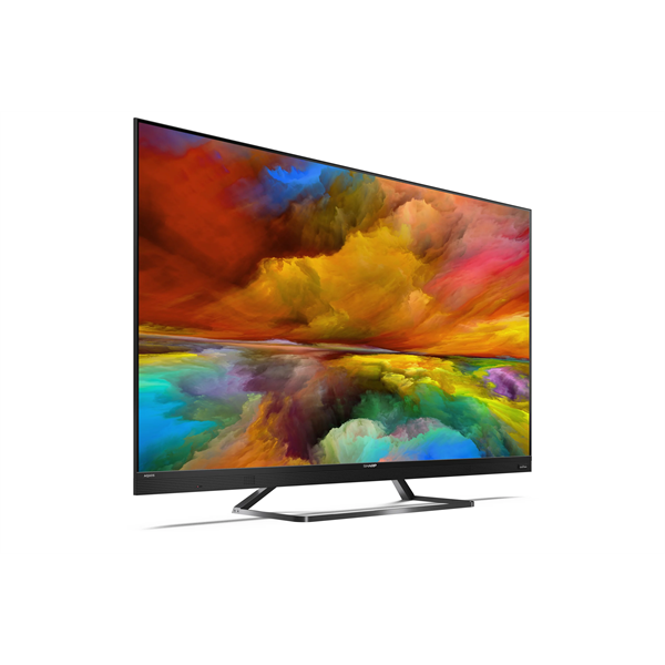 SHARP Android TV 4K UHD, 50" 4K ULTRA HD QUANTUM DOT SHARP ANDROID TV™ (50EQ3EA), Fekete