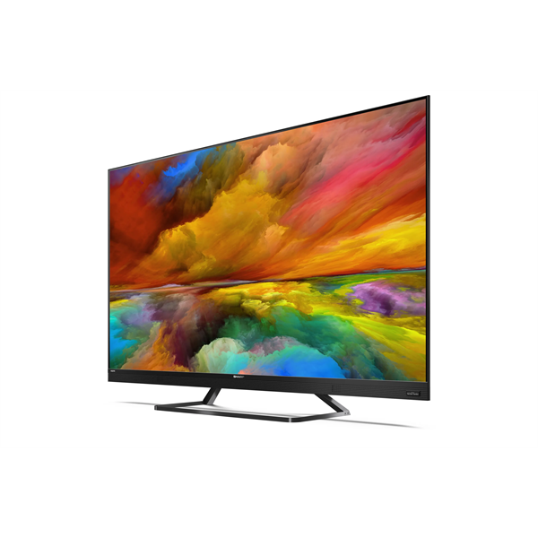 SHARP Android TV 4K UHD, 50" 4K ULTRA HD QUANTUM DOT SHARP ANDROID TV™ (50EQ3EA), Fekete