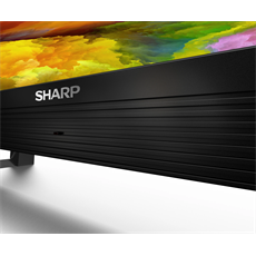 SHARP Android TV 4K UHD, 50" 4K ULTRA HD QUANTUM DOT SHARP ANDROID TV™ (50EQ3EA), Fekete