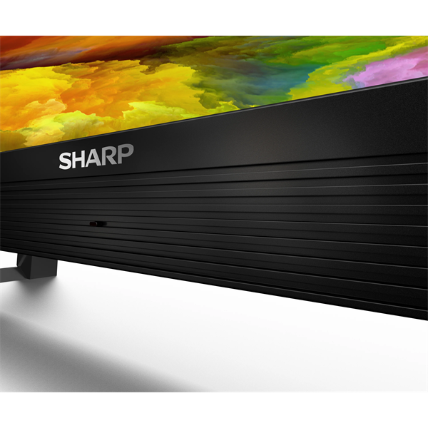 SHARP Android TV 4K UHD, 50" 4K ULTRA HD QUANTUM DOT SHARP ANDROID TV™ (50EQ3EA), Fekete