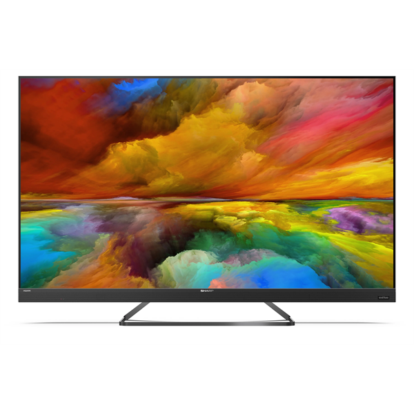 SHARP Android TV 4K UHD, 55" 4K ULTRA HD QUANTUM DOT SHARP ANDROID TV™ (55EQ3EA), Fekete