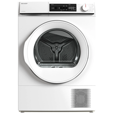 SHARP KD-NHA7S6GWE-EE Hőszivattyús szárítógép 7 kg, Fehér