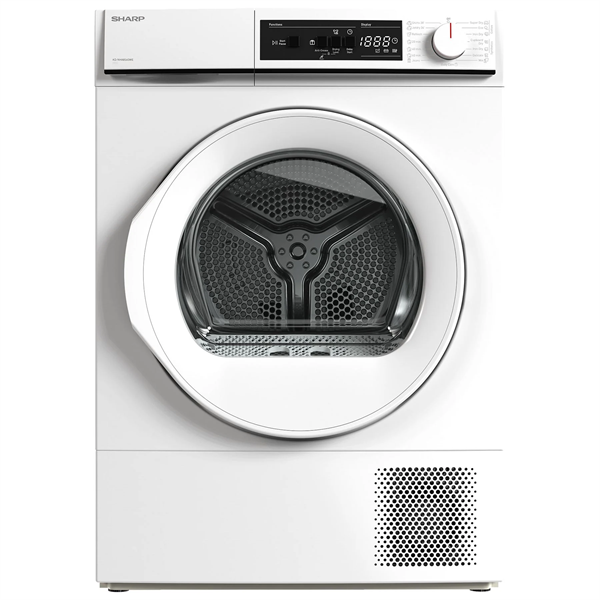 SHARP KD-NHA7S6GWE-EE Hőszivattyús szárítógép 7 kg, Fehér