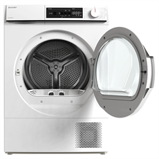 SHARP KD-NHA7S6GWE-EE Hőszivattyús szárítógép 7 kg, Fehér